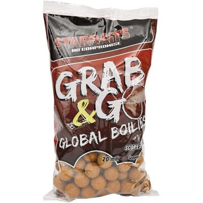 Starbaits Grab & Go Global Boilies 20mm-Scopex Starbaits Grab & Go Global Boilies 20mm-Scopex