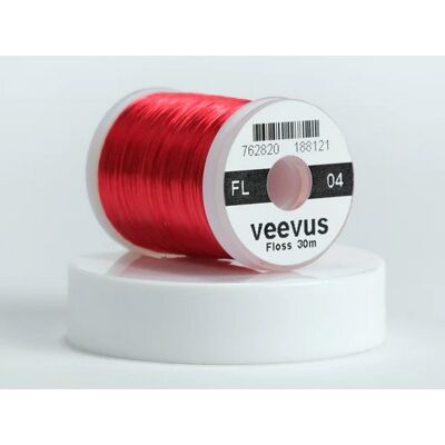 Veevus Floss-Red Veevus Floss-Red