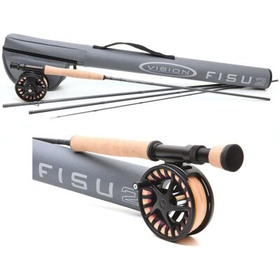 Vision Fisu2 Fluesæt-9'-#6 Vision Fisu2 Fluesæt-9'-#6
