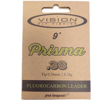 Vision Prisma Fluorocarbon Leader 9'-0,38mm Vision Prisma Fluorocarbon Leader 9'-0,38mm