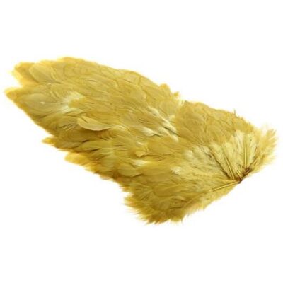 Whiting 4 B'S Hen Saddle-Golden Olive Whiting 4 B'S Hen Saddle-Golden Olive