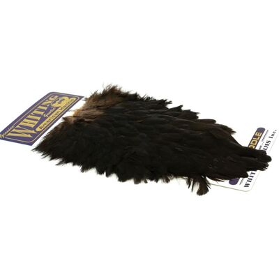 Whiting American Hen Saddle-Black Whiting American Hen Saddle-Black