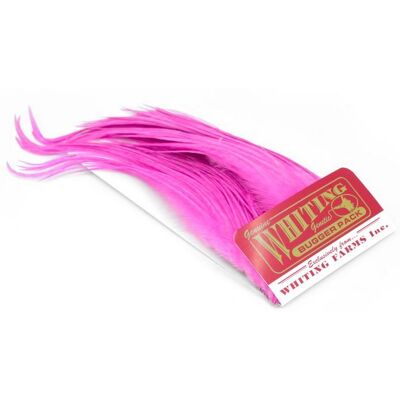 Whiting Bugger Pack-White Dyed Pink Whiting Bugger Pack-White Dyed Pink