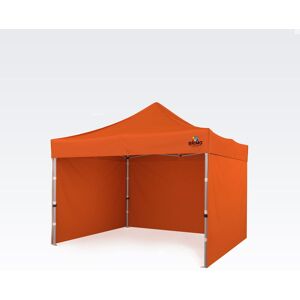 BRIMO Sammenklappeligt Aluminiums-Salgstelt 3x3 M: Hurtighed Og Pålidelighed For Nonprofitorganisationer Og Klubber - Med 3 Vægge - Orange 70% polyester, 30% PVC BRIMO Sammenklappeligt Aluminiums-Salgstelt 3x3 M: Hurtighed Og Pålidelighed For Nonprofitorganisationer Og Klubber - Med 3 Vægge - Orange 70% polyester, 30% PVC