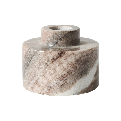 Muubs Vita Lysestage Medium H6 Cm Seagrain Marmor Muubs Vita Lysestage Medium H6 Cm Seagrain Marmor