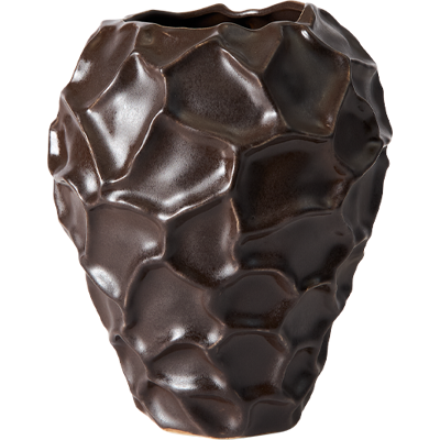 Muubs Soil Vase Mocha, Ø18xh21,5 Cm, Keramik Muubs Soil Vase Mocha, Ø18xh21,5 Cm, Keramik