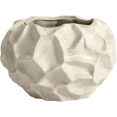 Muubs Soil Krukke Vanilje, Ø18xh11,5 Cm, Keramik Muubs Soil Krukke Vanilje, Ø18xh11,5 Cm, Keramik
