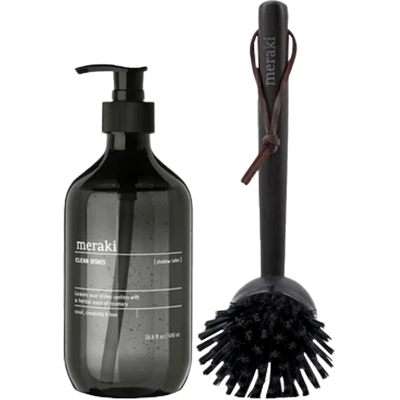 Meraki Gaveæske Med Opvaskebørste Natur Og Shadow Lake Opvaskemiddel 490 Ml Meraki Gaveæske Med Opvaskebørste Natur Og Shadow Lake Opvaskemiddel 490 Ml