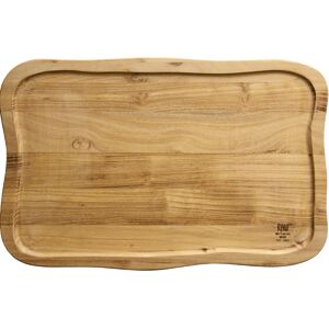 Aida Raw Teak Skærebræt Med Saftrille - 40x36 Cm Aida Raw Teak Skærebræt Med Saftrille - 40x36 Cm