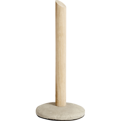 Muubs Ray Køkkenrulleholder H32,5 Cm, Teak/sandsten Muubs Ray Køkkenrulleholder H32,5 Cm, Teak/sandsten