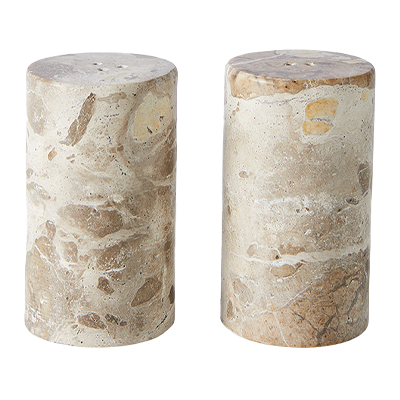 Muubs Salt & Peber Sæt - Naturligt Marmor - 4,5cm - Køkken Tilbehør Muubs Salt & Peber Sæt - Naturligt Marmor - 4,5cm - Køkken Tilbehør