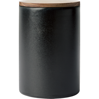 Aida Raw Opbevaringskrukke Med Låg Titanium Black H15 Cm Ø10 Cm Aida Raw Opbevaringskrukke Med Låg Titanium Black H15 Cm Ø10 Cm