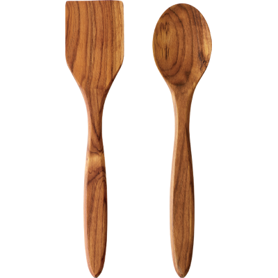 Aida Raw Teak Palet Og Grydeske (Sæt Med 2 Dele) Aida Raw Teak Palet Og Grydeske (Sæt Med 2 Dele)