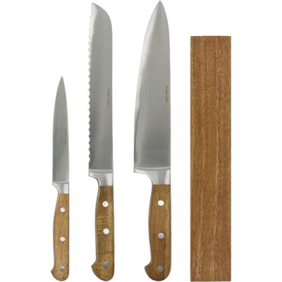 Nicolas Vahé Knife Køkkenknive (Sæt Med 3 Knive Og Knivmagnet) Nicolas Vahé Knife Køkkenknive (Sæt Med 3 Knive Og Knivmagnet)