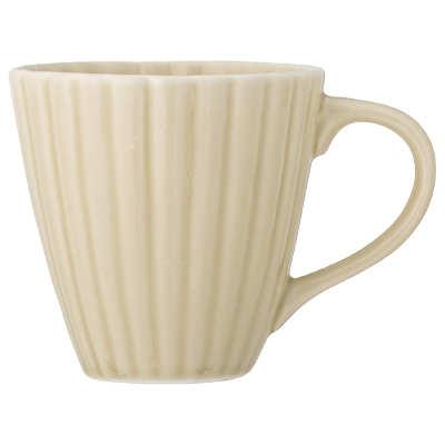 Bloomingville Latina Krus Med Hank, Natur/beige Stentøj Bloomingville Latina Krus Med Hank, Natur/beige Stentøj