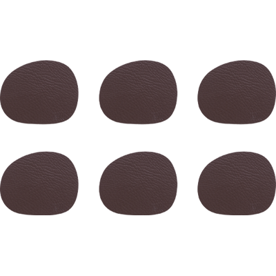 Aida Raw Buffalo Coasters Glasbrikker 6-Pak - Brun Aida Raw Buffalo Coasters Glasbrikker 6-Pak - Brun