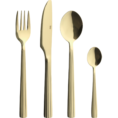 Aida Raw Bestiksæt 48 Dele - Champagne Guld Aida Raw Bestiksæt 48 Dele - Champagne Guld