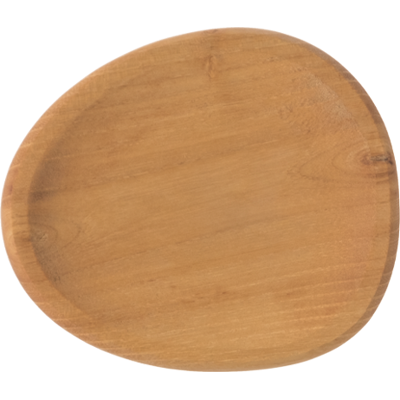Aida Raw Teak Party Plate 2 Stk Aida Raw Teak Party Plate 2 Stk