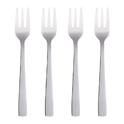 Aida Raw Kagegafler 4-Pak - Blank Stål Aida Raw Kagegafler 4-Pak - Blank Stål
