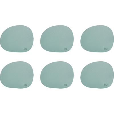 Aida Raw Silikone Coasters Glasbrikker 6-Pak - Grøn Aida Raw Silikone Coasters Glasbrikker 6-Pak - Grøn