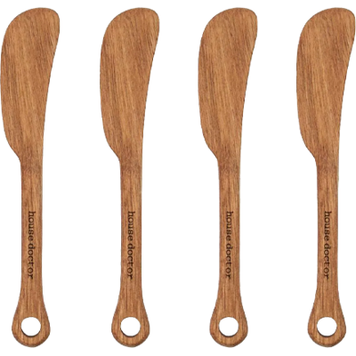 House Doctor Eya Naturlig 4-Pak Smørknive House Doctor Eya Naturlig 4-Pak Smørknive