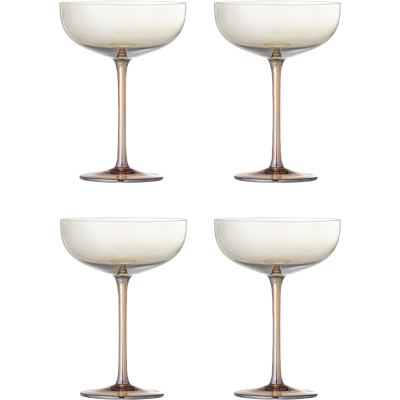 Bloomingville Aston Cocktailglas 4 Stk, 32,5 Cl, Bronze Bloomingville Aston Cocktailglas 4 Stk, 32,5 Cl, Bronze
