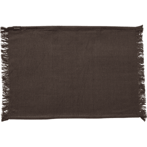 Muubs Umami Dækkeserviet 50x36 Cm - Sort/brun Muubs Umami Dækkeserviet 50x36 Cm - Sort/brun