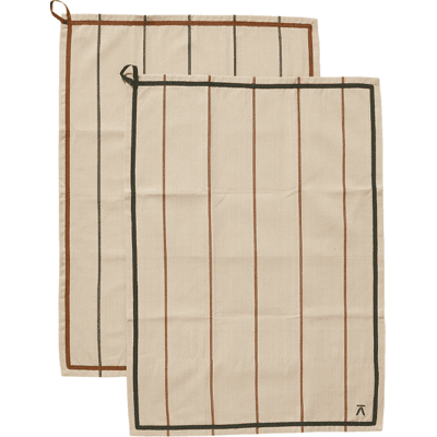 Andersen Andersen Viskestykke 50x70 Cm 2-Pak - Creme Andersen Andersen Viskestykke 50x70 Cm 2-Pak - Creme