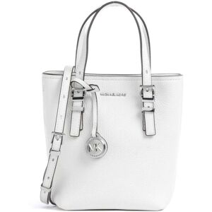 Michael Kors Quinn XS Læder Håndtaske hvid 14;18 cm;9 Michael Kors Quinn XS Læder Håndtaske hvid 14;18 cm;9