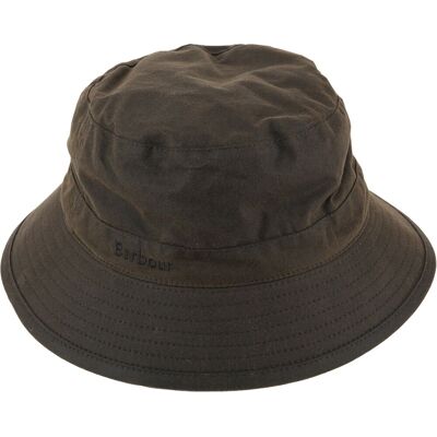 Barbour Voks Hat Army Mørkegrøn Grøn måle L Barbour Voks Hat Army Mørkegrøn Grøn måle L
