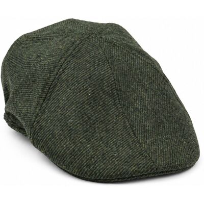 Suitable Flat Cap Wool Twill Grøn Mørkegrøn Suitable Flat Cap Wool Twill Grøn Mørkegrøn