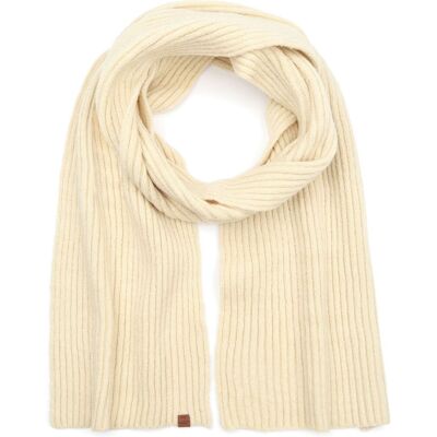 Barts Wyoni Sjal Ecru Off-white Beige Barts Wyoni Sjal Ecru Off-white Beige