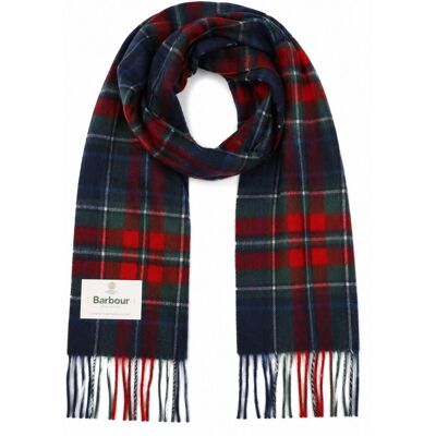 Barbour Tartan Tørklæde Kashmir Navy Blå Mørkeblå Barbour Tartan Tørklæde Kashmir Navy Blå Mørkeblå
