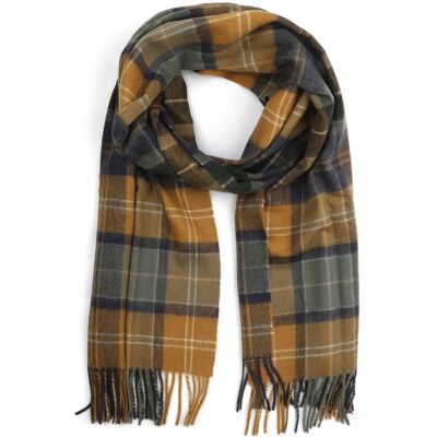 Barbour Sjal Patchwork Tartan Flerfarvet Gul Barbour Sjal Patchwork Tartan Flerfarvet Gul