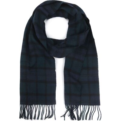 Barbour Tørklæde i Mørkeblå Tartan i Lammeuld Grøn Flerfarvet Blå Barbour Tørklæde i Mørkeblå Tartan i Lammeuld Grøn Flerfarvet Blå