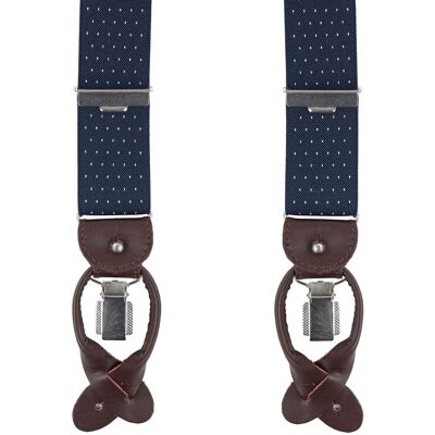 Profuomo Luxe Seler Navy-Hvid Mørkeblå Blå Profuomo Luxe Seler Navy-Hvid Mørkeblå Blå