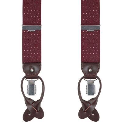Profuomo Luxe Seler Bordeaux-Hvid Bourgogne Profuomo Luxe Seler Bordeaux-Hvid Bourgogne