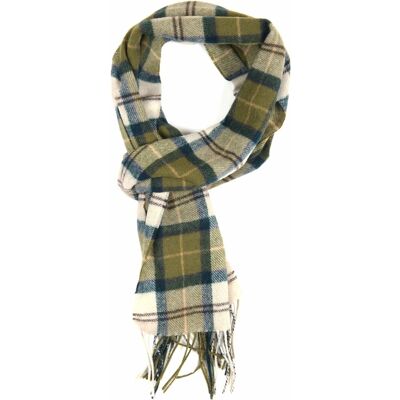 Barbour Tørklæde i Tartan-lammeuld i Grønt Grøn Barbour Tørklæde i Tartan-lammeuld i Grønt Grøn
