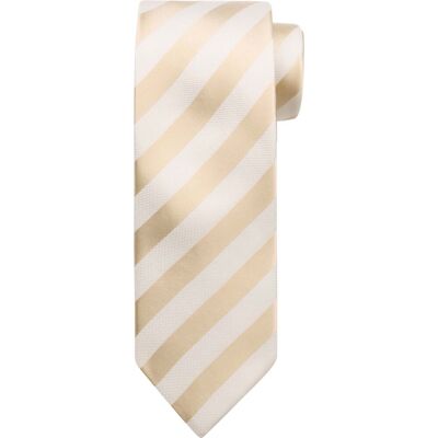 Suitable slips i silke med striber, beige Beige Suitable slips i silke med striber, beige Beige