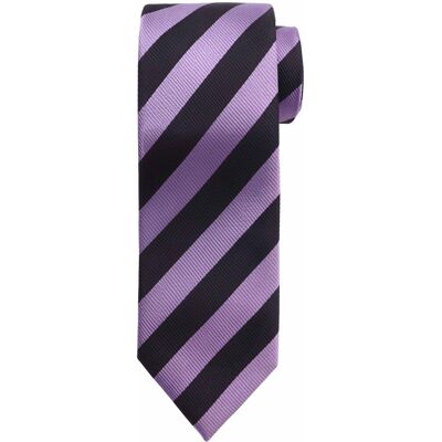 Suitable Silkeslips - Sort Stribe FD19 Lilla Suitable Silkeslips - Sort Stribe FD19 Lilla