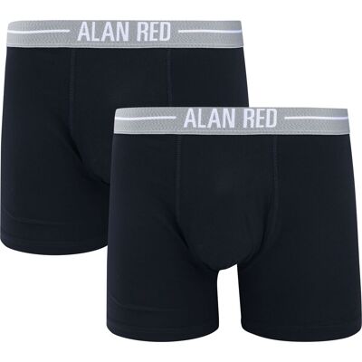 Alan Red boxershorts marineblå 2-pak Mørkeblå Blå måle S Alan Red boxershorts marineblå 2-pak Mørkeblå Blå måle S