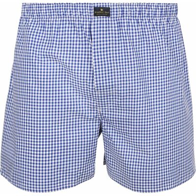 Steppin' Out Boxershorts Vichy Royal Blå Hvid Mørkeblå måle XXL Steppin' Out Boxershorts Vichy Royal Blå Hvid Mørkeblå måle XXL