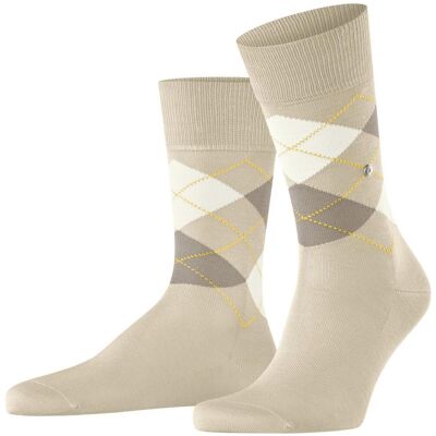 Burlington Manchester sok ternet lys beige 4840 Off-white måle 40-46 Burlington Manchester sok ternet lys beige 4840 Off-white måle 40-46