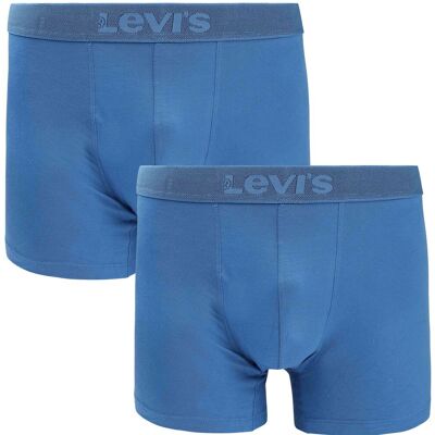 Levi's Boxershorts i 2-pak Blå måle L Levi's Boxershorts i 2-pak Blå måle L