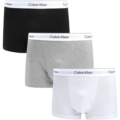 Calvin Klein Boxershorts 3-Pack MP1 Hvid Sort Grå måle L Calvin Klein Boxershorts 3-Pack MP1 Hvid Sort Grå måle L