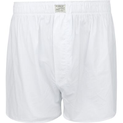 Steppin' Out boxershorts i poplin, hvid Hvid måle S Steppin' Out boxershorts i poplin, hvid Hvid måle S