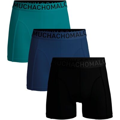 Muchachomalo Boxershorts Microfiber 3-pakke 67 Mørkeblå Blå Grøn Turkis måle XL Muchachomalo Boxershorts Microfiber 3-pakke 67 Mørkeblå Blå Grøn Turkis måle XL