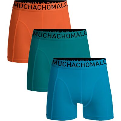 Muchachomalo Boxershorts Microfiber 3-pakke 73 Blå Orange Turkis måle M Muchachomalo Boxershorts Microfiber 3-pakke 73 Blå Orange Turkis måle M
