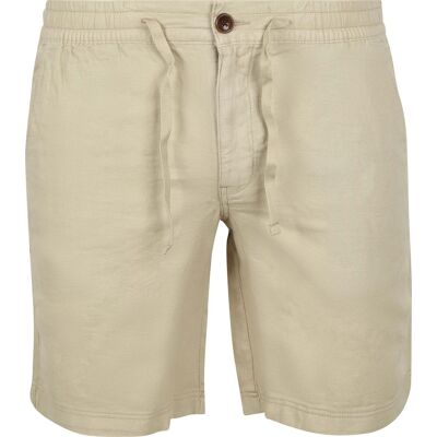 Superdry Kortærmet Linnedskjorte Abbey Stone Beige måle XXL Superdry Kortærmet Linnedskjorte Abbey Stone Beige måle XXL
