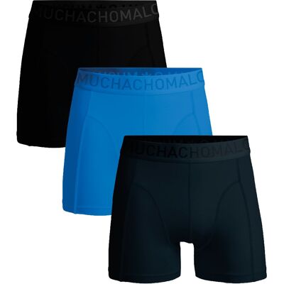 Muchachomalo Microfiber boxershorts 3-pak 34 Sort Blå Mørkeblå måle XXL Muchachomalo Microfiber boxershorts 3-pak 34 Sort Blå Mørkeblå måle XXL
